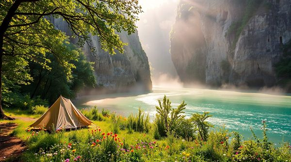 Les meilleures options de camping dans les gorges du tarn